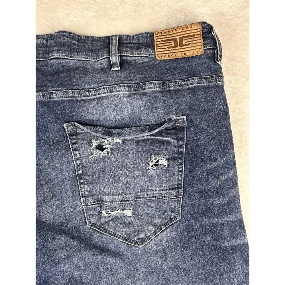 Jordan Craig Jeans Mens Legacy Edition AARON Distressed Paint Splatter sz 46/34 - Picture 8 of 9